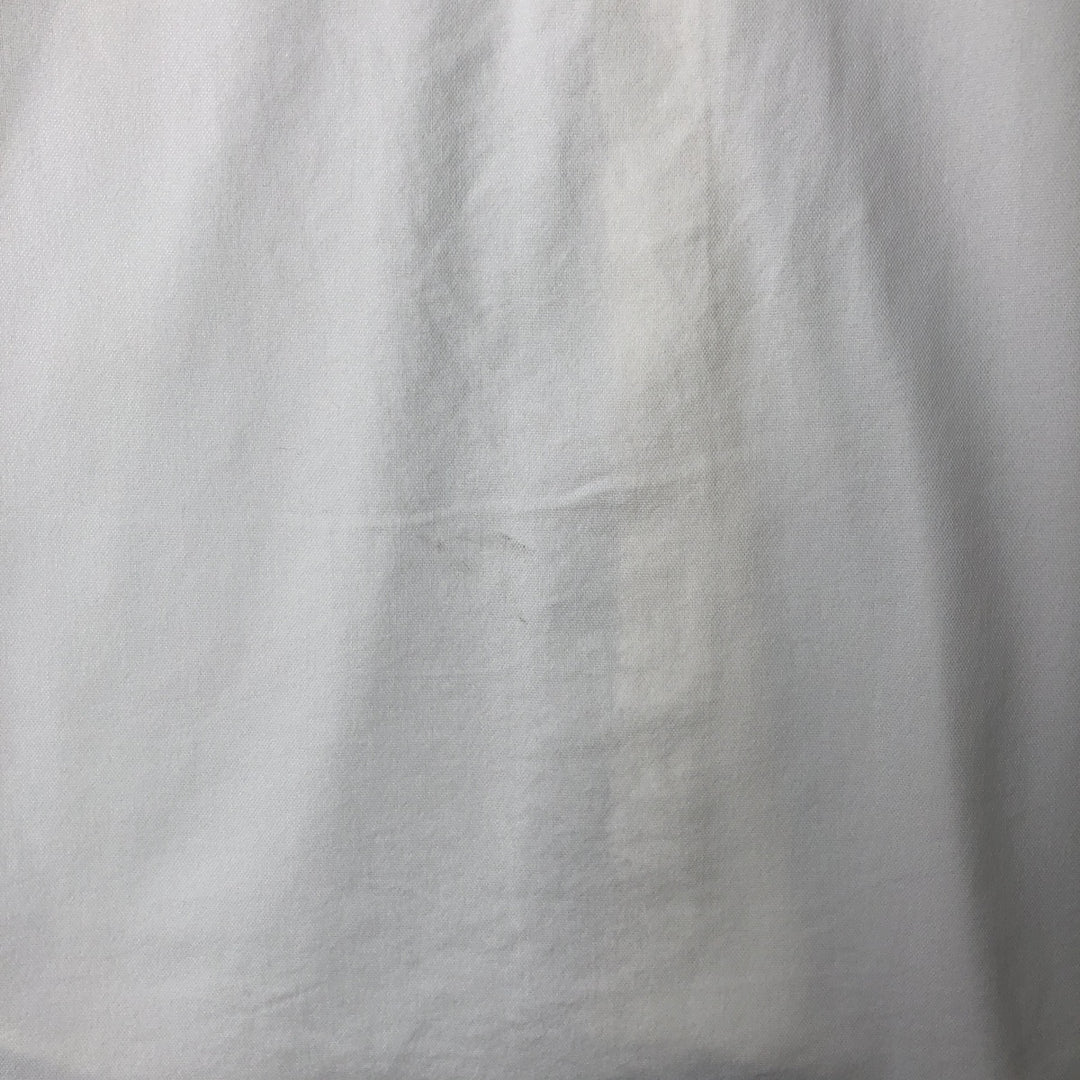 Ralph Lauren Performance Long Sleeve Button Down Shirt, Men's Size L cotton white type Vintage Second Hand