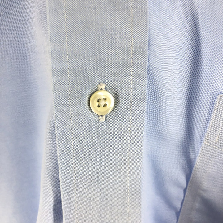 Brooks Brothers Est.1818 Long Sleeve Button-Down Shirt, Men's Size L cotton Blue type light blue Vintage Second Hand