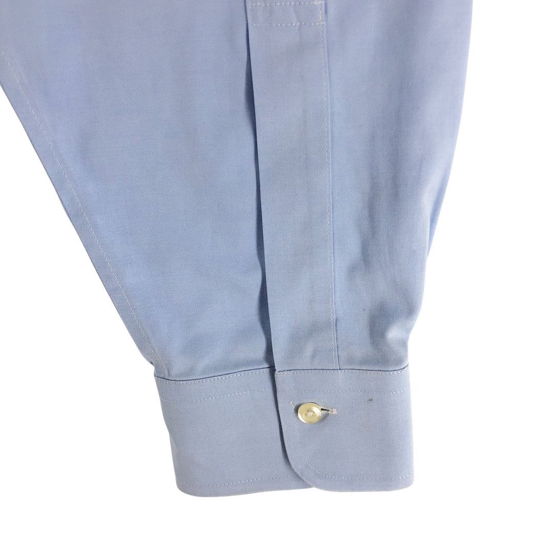 Brooks Brothers Est.1818 Long Sleeve Button-Down Shirt, Men's Size L cotton Blue type light blue Vintage Second Hand