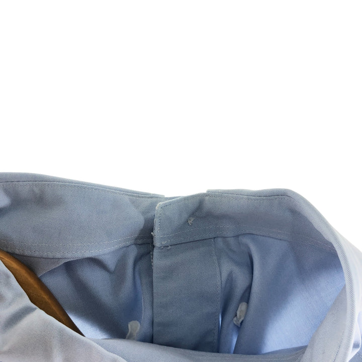 Brooks Brothers Est.1818 Long Sleeve Button-Down Shirt, Men's Size L cotton Blue type light blue Vintage Second Hand
