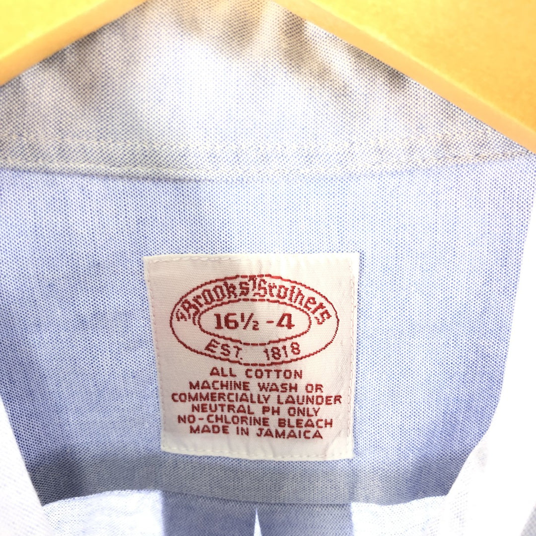 Brooks Brothers Est.1818 Long Sleeve Button-Down Shirt, Men's Size L cotton Blue type light blue Vintage Second Hand