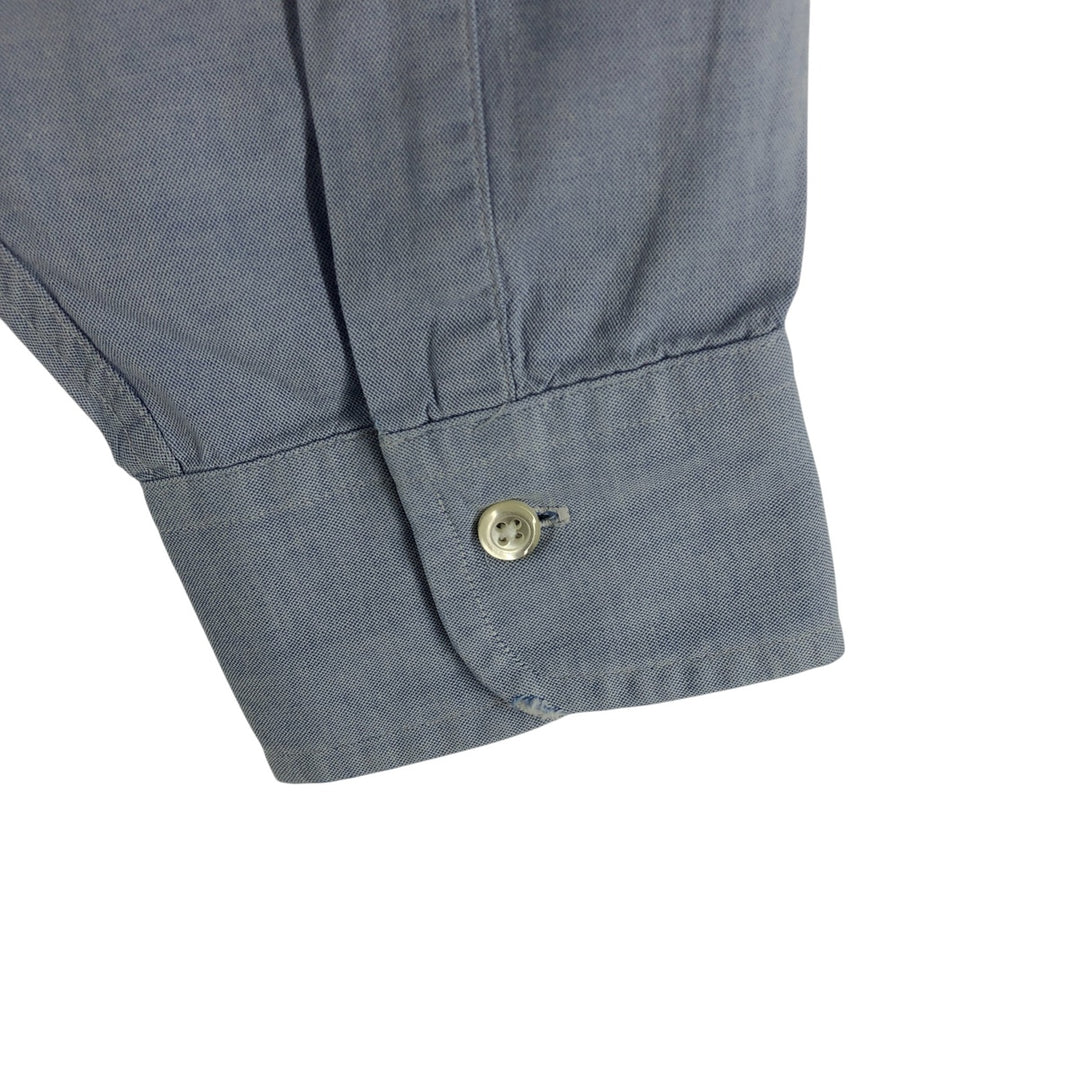 Brooks Brothers Est.1818 Long Sleeve Button-Down Shirt, Men's Size L cotton Blue type light blue Vintage Second Hand
