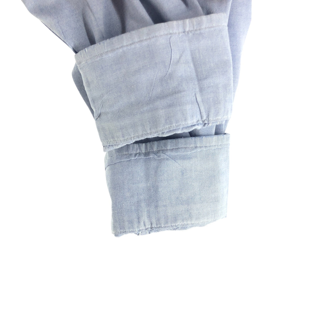 Brooks Brothers Est.1818 Long Sleeve Button-Down Shirt, Men's Size L cotton Blue type light blue Vintage Second Hand