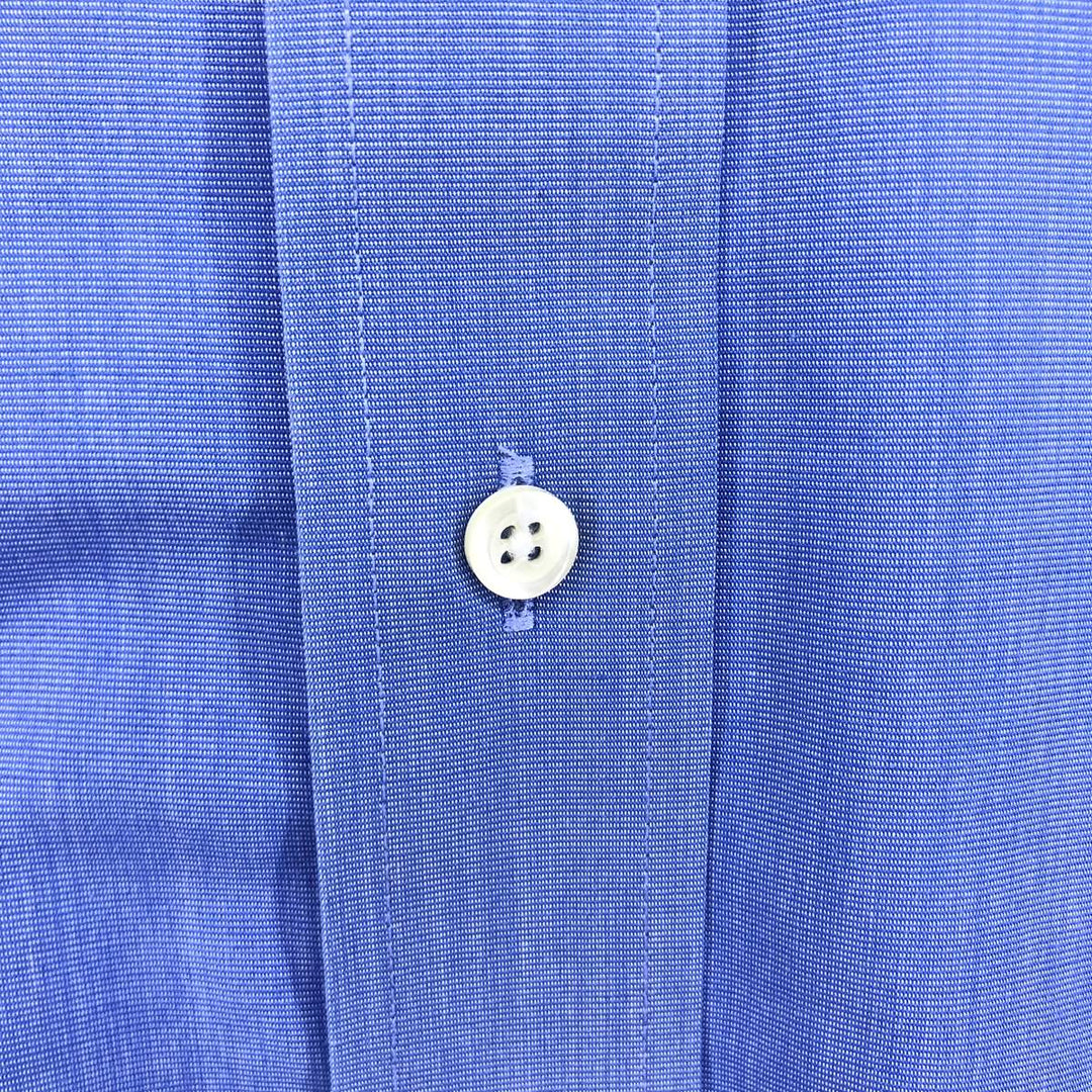 Brooks Brothers Est.1818 Long Sleeve Cotton Shirt, Men's Size L Supima Cotton blue type Vintage Second Hand