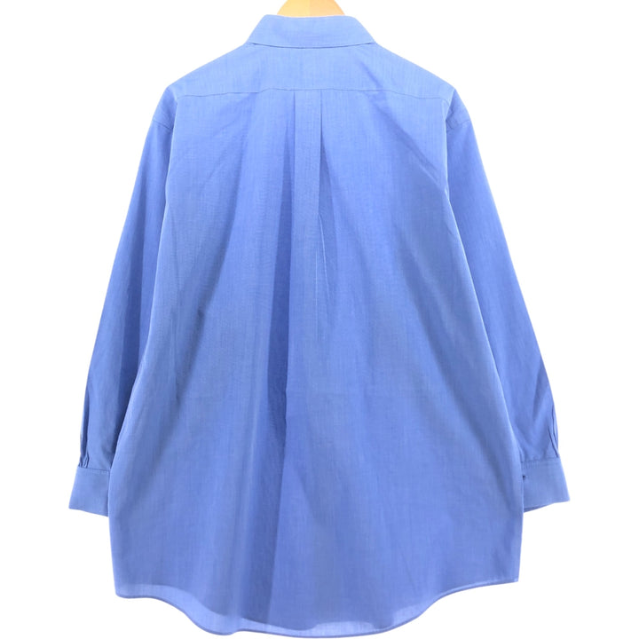 Brooks Brothers 346 long sleeve cotton shirt, men's size XL cotton Blue type light blue Vintage Second Hand