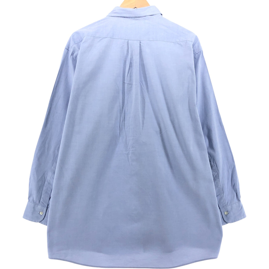 Brooks Brothers Est.1818 Long Sleeve Button Down Shirt Men's XL cotton Blue type light blue Vintage Second Hand