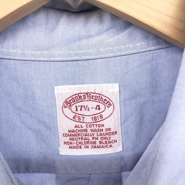 Brooks Brothers Est.1818 Long Sleeve Button Down Shirt Men's XL cotton Blue type light blue Vintage Second Hand
