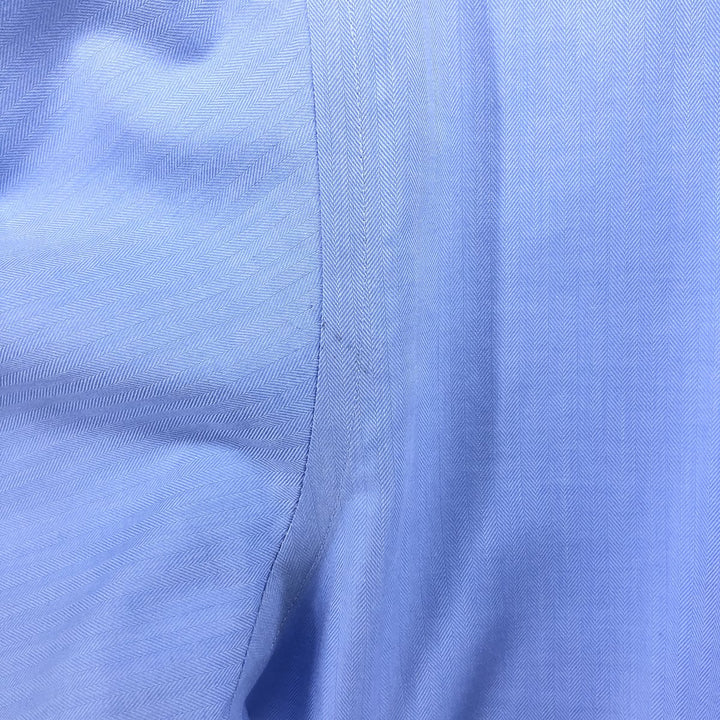 Brooks Brothers 346 Wide Collar Long Sleeve Cotton Shirt, Men's Size L cotton Blue type light blue Vintage Second Hand