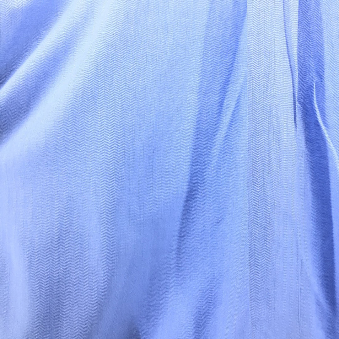 Brooks Brothers 346 Wide Collar Long Sleeve Cotton Shirt, Men's Size L cotton Blue type light blue Vintage Second Hand