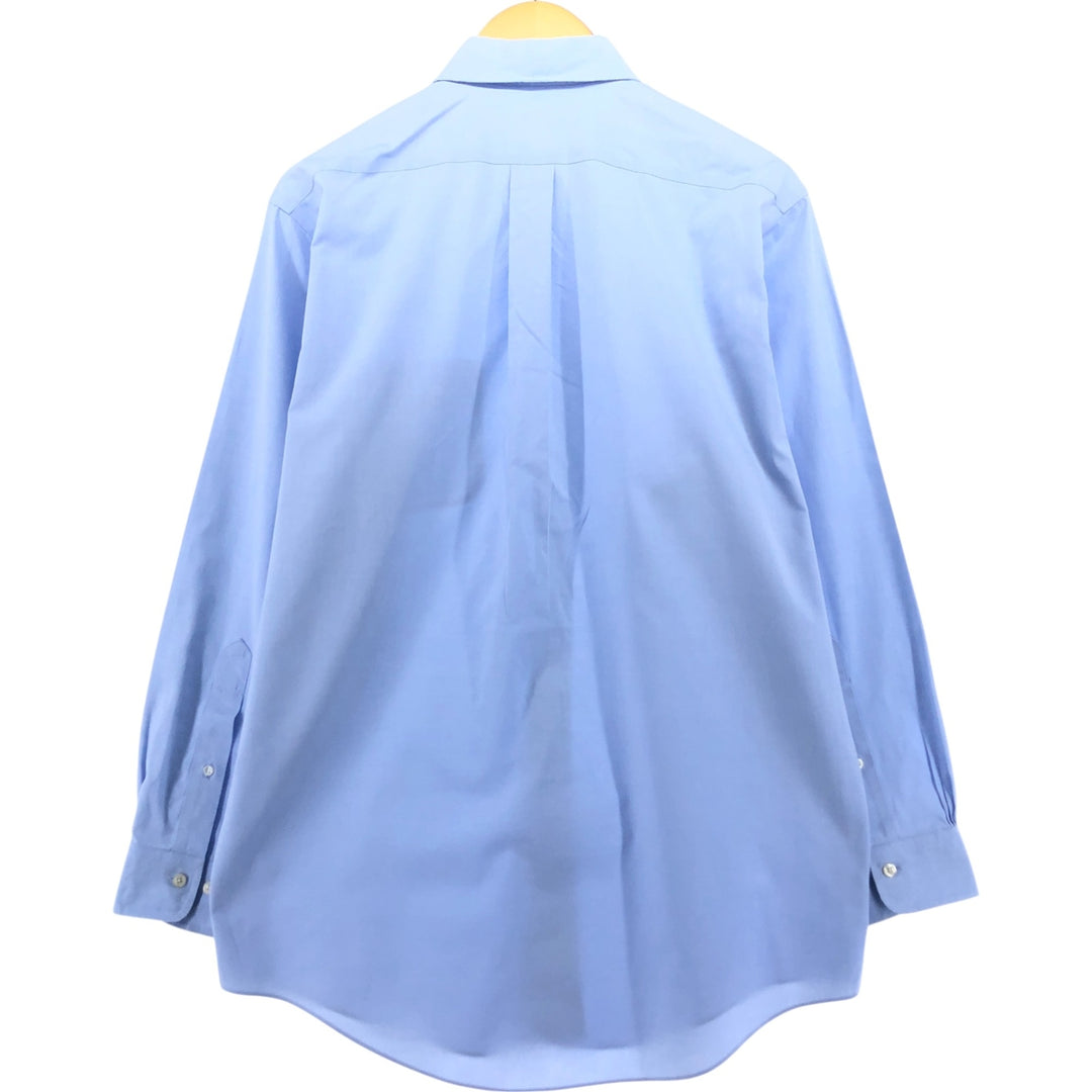 Brooks Brothers 346 Wide Collar Long Sleeve Cotton Shirt, Men's M cotton Blue type light blue Vintage Second Hand