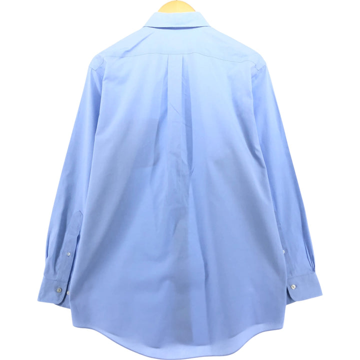 Brooks Brothers 346 Wide Collar Long Sleeve Cotton Shirt, Men's M cotton Blue type light blue Vintage Second Hand