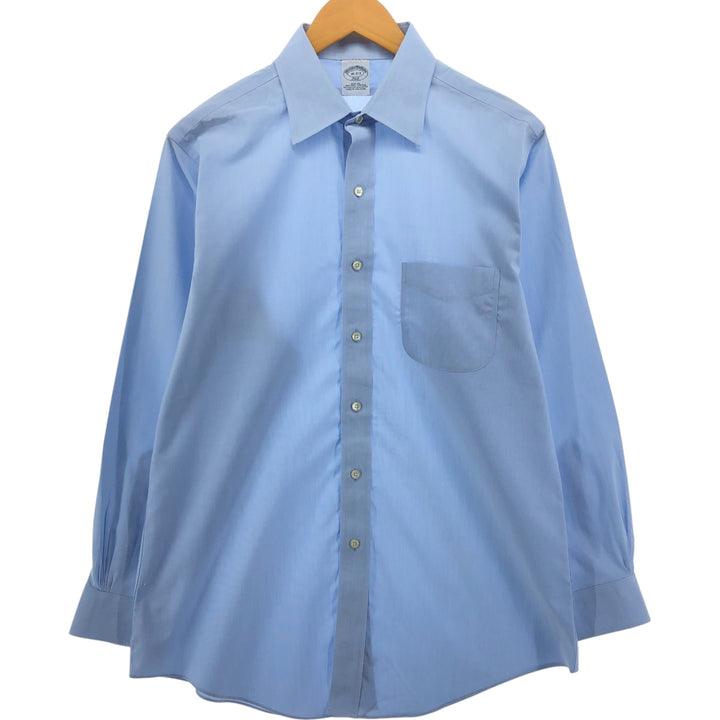 Brooks Brothers 346 long sleeve cotton shirt, men's size L cotton Blue type light blue Vintage Second Hand
