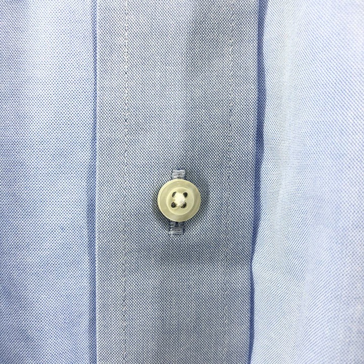Brooks Brothers Est.1818 Wide Collar Long Sleeve Cotton Shirt Men's XL cotton Blue type light blue Vintage Second Hand