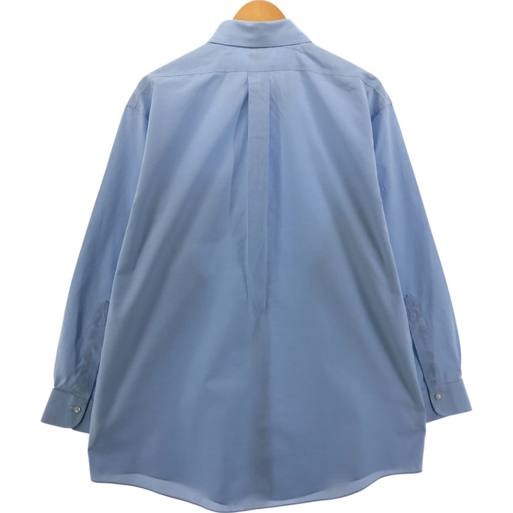 Brooks Brothers Est.1818 MADISON Long Sleeve Button Down Shirt, Men's XL cotton Blue type light blue Vintage Second Hand