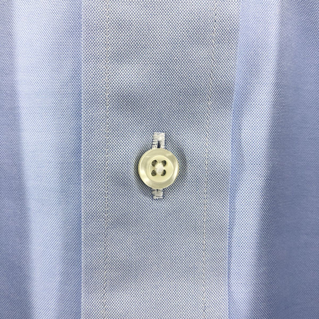 Brooks Brothers Est.1818 MADISON Long Sleeve Button Down Shirt, Men's XL cotton Blue type light blue Vintage Second Hand