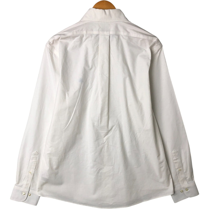 Brooks Brothers 1818 long sleeve button-down shirt, men's size L cotton white type Vintage Second Hand