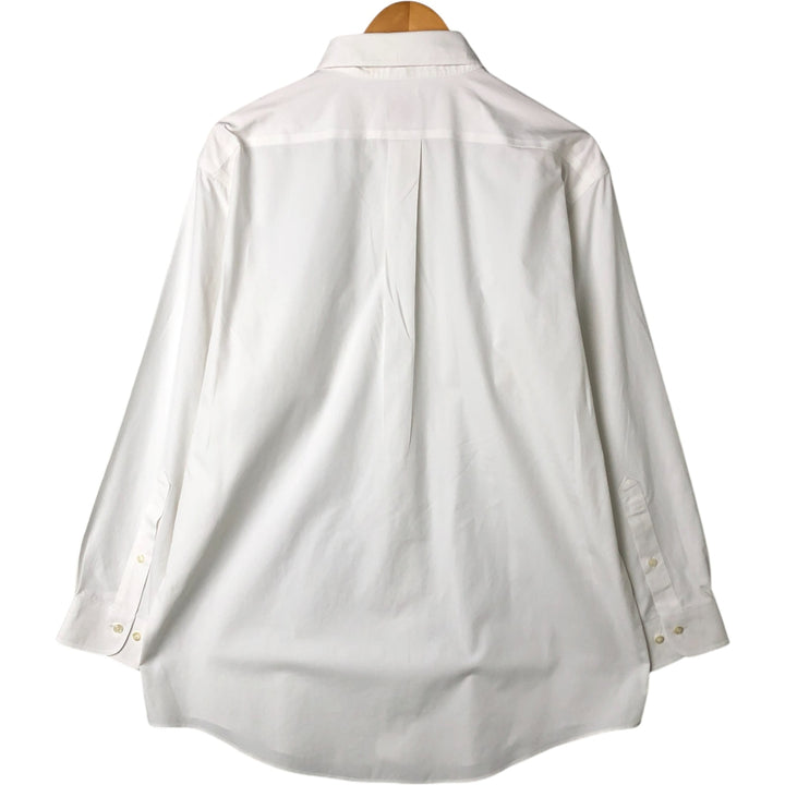 Brooks Brothers 346 long sleeve button-down shirt, men's size L cotton white type Vintage Second Hand