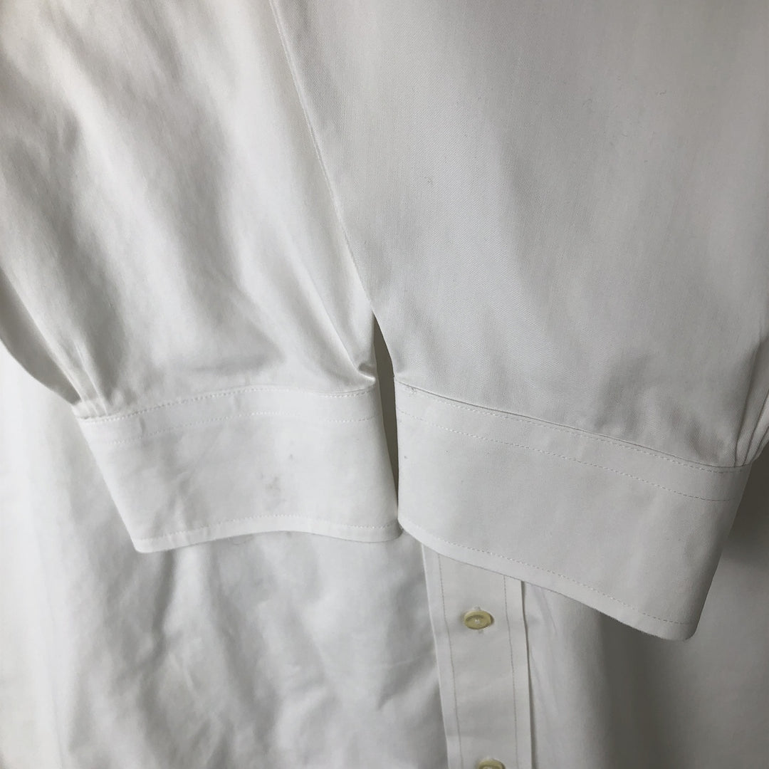 Brooks Brothers 346 long sleeve button-down shirt, men's size L cotton white type Vintage Second Hand