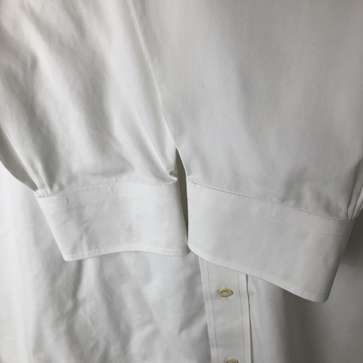 Brooks Brothers 346 long sleeve button-down shirt, men's size L cotton white type Vintage Second Hand