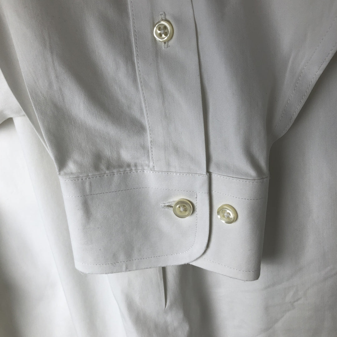 Brooks Brothers 346 long sleeve button-down shirt, men's size L cotton white type Vintage Second Hand