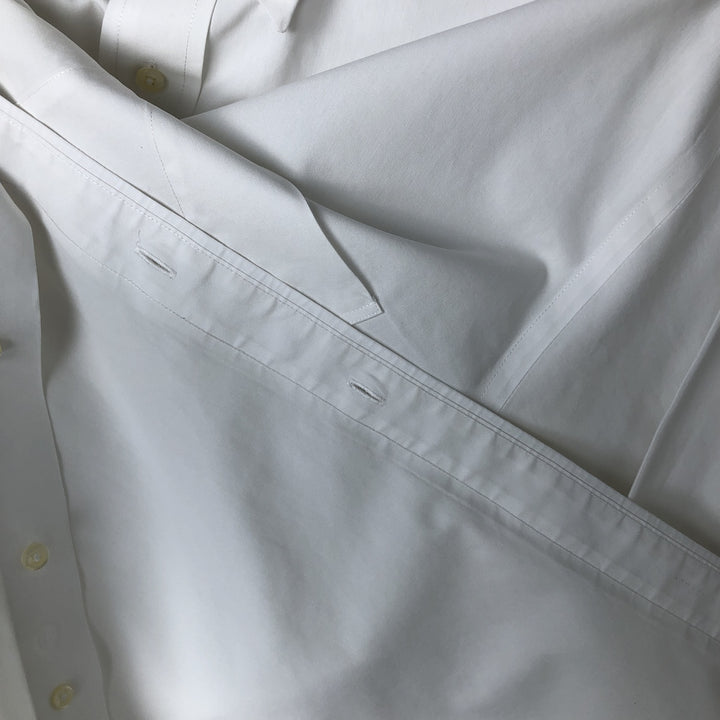 Brooks Brothers 346 long sleeve button-down shirt, men's size L cotton white type Vintage Second Hand