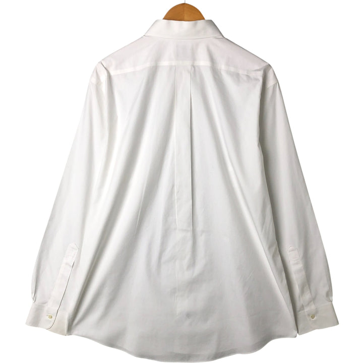 Brooks Brothers Est.1818 Long Sleeve Cotton Shirt, Men's Size L Supima Cotton white type Vintage Second Hand