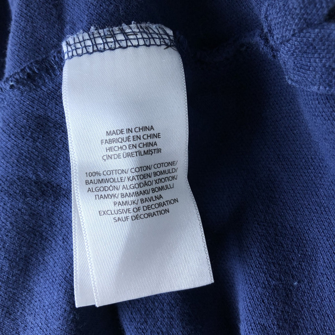 Ralph Lauren POLO RALPH LAUREN short sleeve polo shirt men's XL equivalent cotton navy blue type Vintage Second Hand