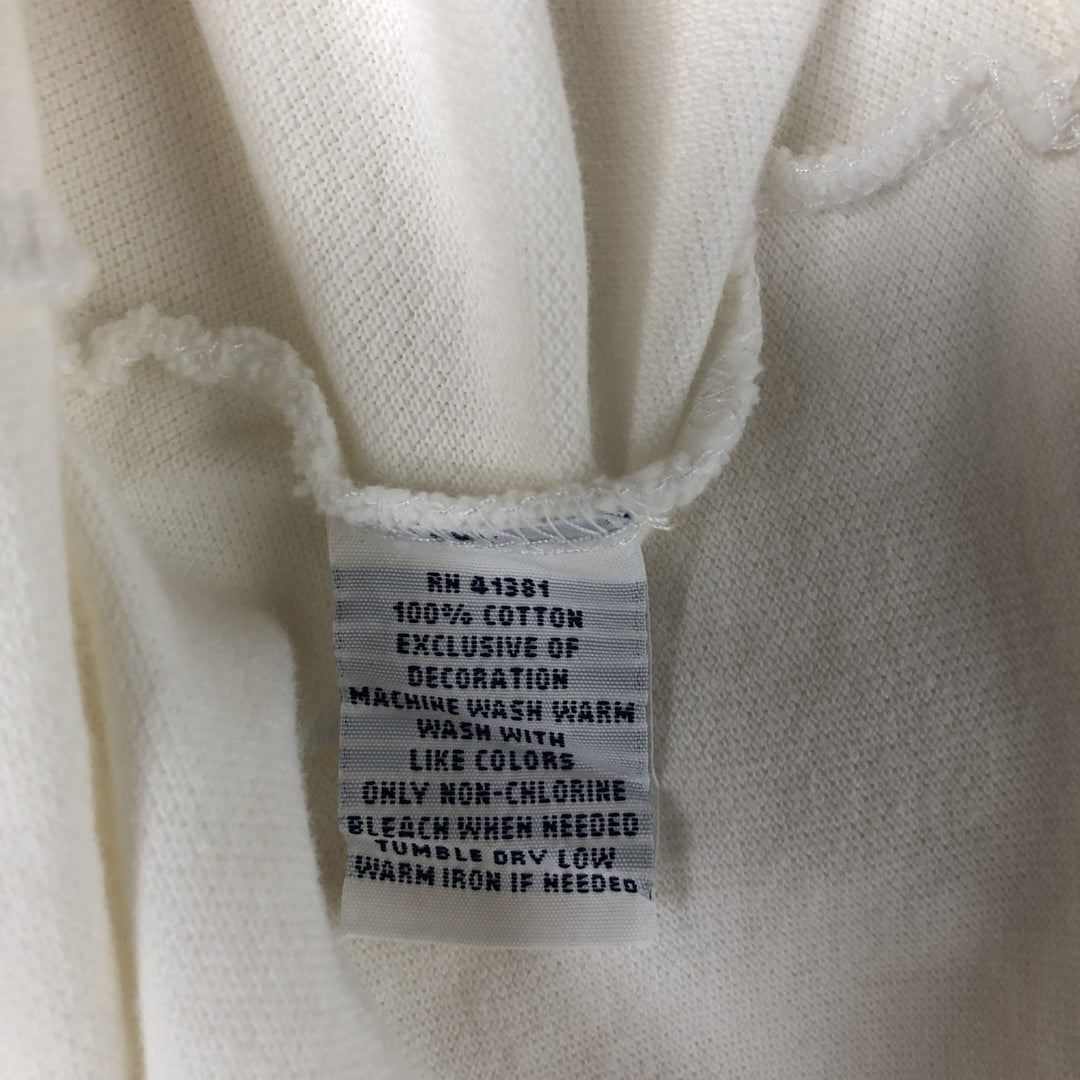 Ralph Lauren POLO by Ralph Lauren CUSTOM FIT short sleeve polo shirt, men's XL size cotton pale white type Vintage Second Hand