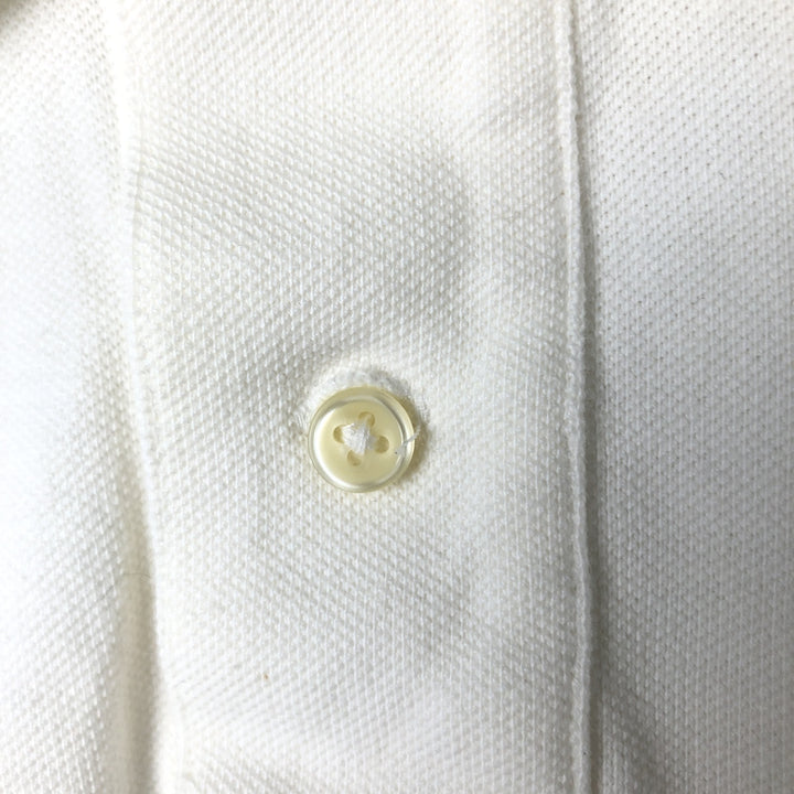Ralph Lauren POLO by Ralph Lauren CUSTOM FIT short sleeve polo shirt, men's XL size cotton pale white type Vintage Second Hand