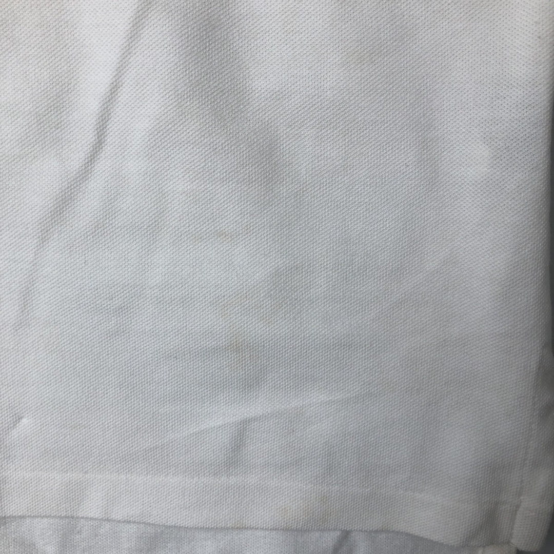 Ralph Lauren POLO by Ralph Lauren CUSTOM FIT short sleeve polo shirt, men's XL size cotton pale white type Vintage Second Hand