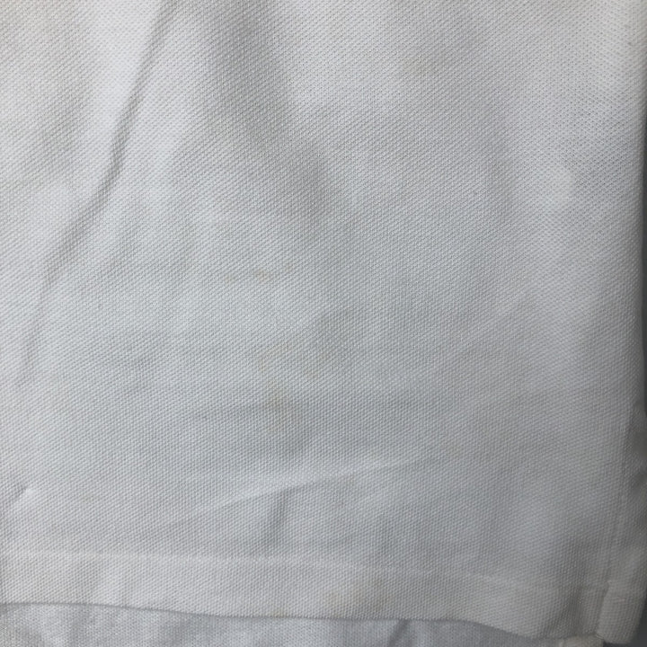 Ralph Lauren POLO by Ralph Lauren CUSTOM FIT short sleeve polo shirt, men's XL size cotton pale white type Vintage Second Hand