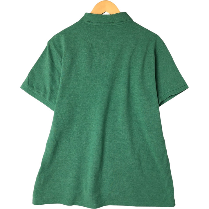 Ralph Lauren POLO RALPH LAUREN CUSTOM SLIM FIT short sleeve polo shirt men's XL equivalent cotton green type yellow green Vintage Second Hand
