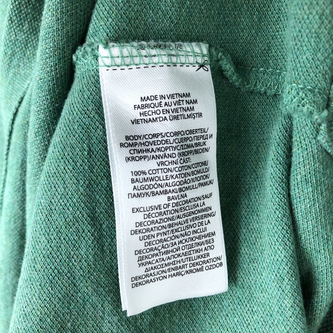 Ralph Lauren POLO RALPH LAUREN CUSTOM SLIM FIT short sleeve polo shirt men's XL equivalent cotton green type yellow green Vintage Second Hand