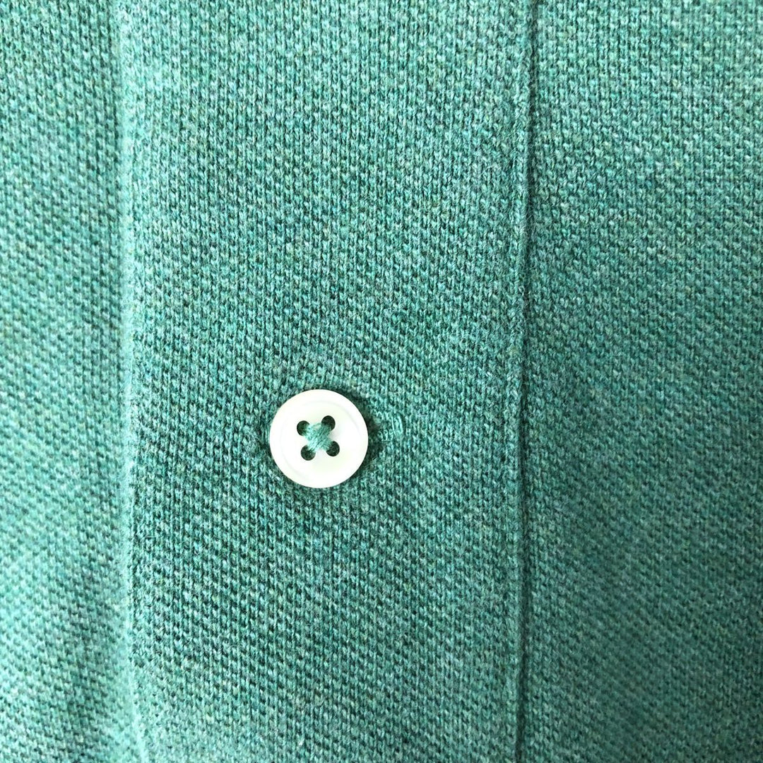 Ralph Lauren POLO RALPH LAUREN CUSTOM SLIM FIT short sleeve polo shirt men's XL equivalent cotton green type yellow green Vintage Second Hand