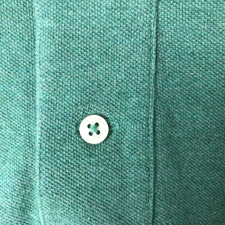 Ralph Lauren POLO RALPH LAUREN CUSTOM SLIM FIT short sleeve polo shirt men's XL equivalent cotton green type yellow green Vintage Second Hand