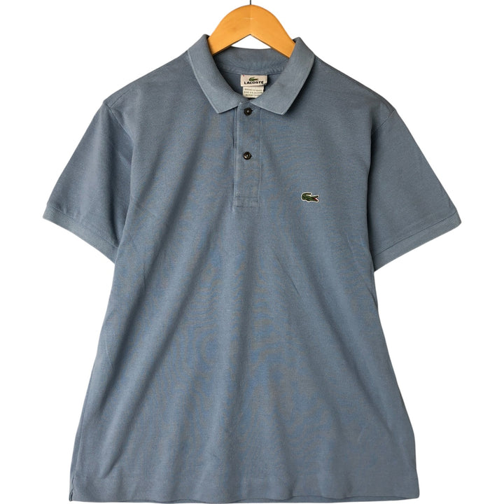 Lacoste LACOSTE Short Sleeve Polo Shirt Size 4 Men's M cotton Blue type light blue Vintage Second Hand