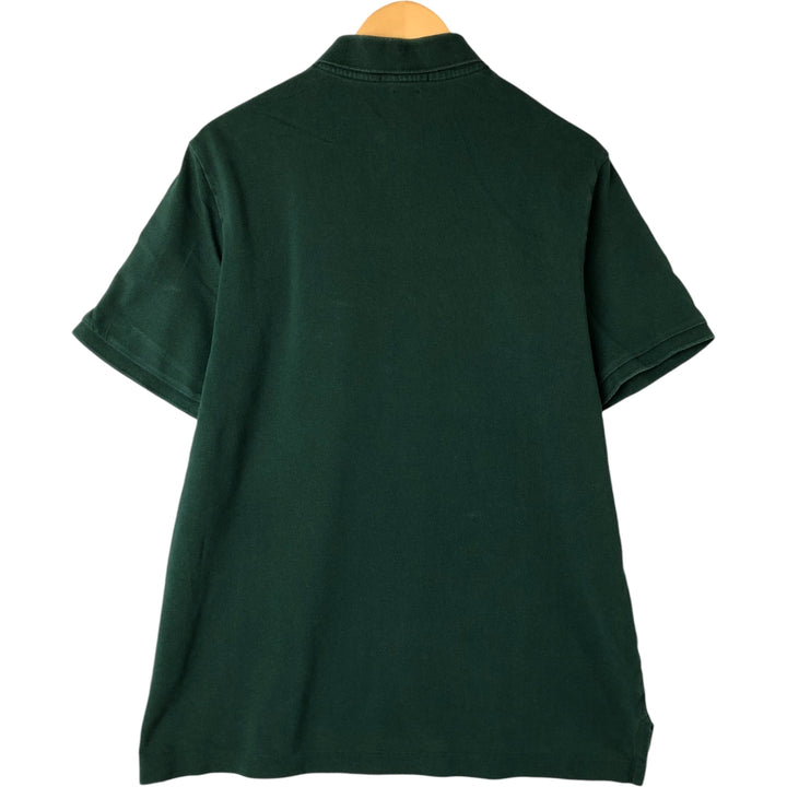 Ralph Lauren POLO RALPH LAUREN CLASSIC FIT short sleeve polo shirt for men size L cotton Green type dark green Vintage Second Hand