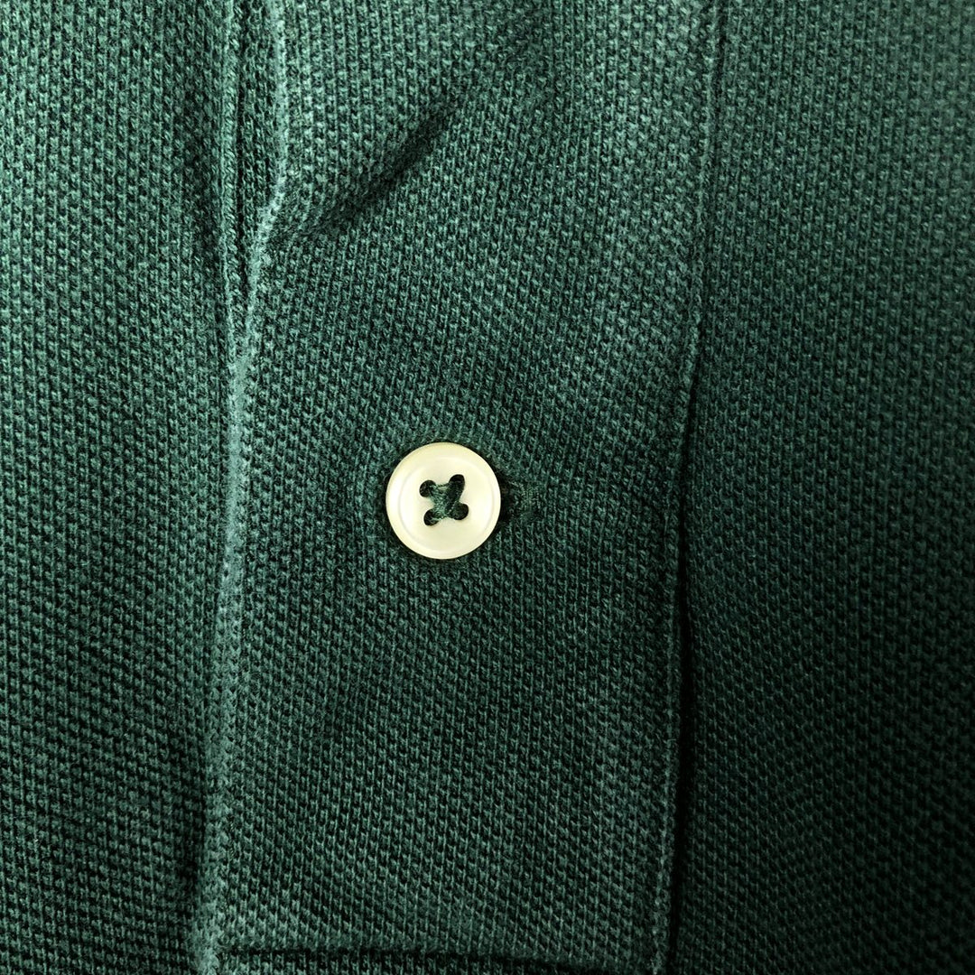Ralph Lauren POLO RALPH LAUREN CLASSIC FIT short sleeve polo shirt for men size L cotton Green type dark green Vintage Second Hand