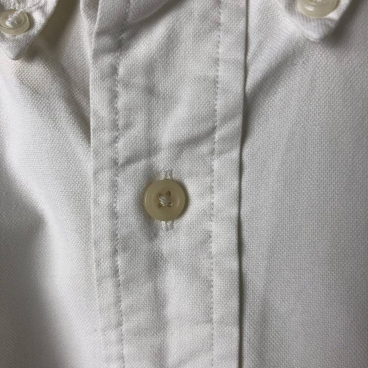Ralph Lauren YARMOUTH long sleeve button down shirt, men's size L cotton white type Vintage Second Hand
