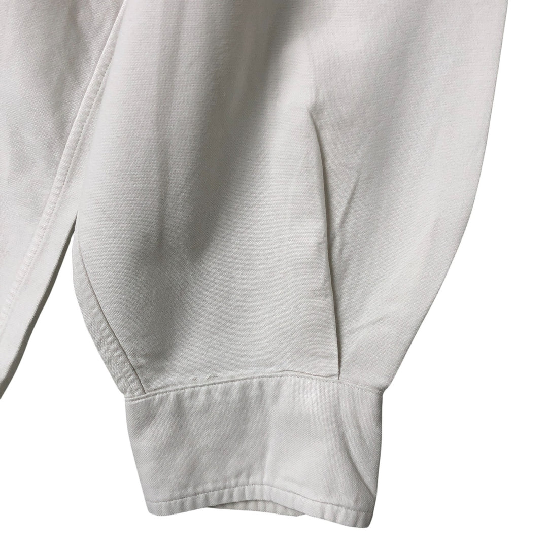 Ralph Lauren YARMOUTH long sleeve button down shirt, men's size L cotton white type Vintage Second Hand