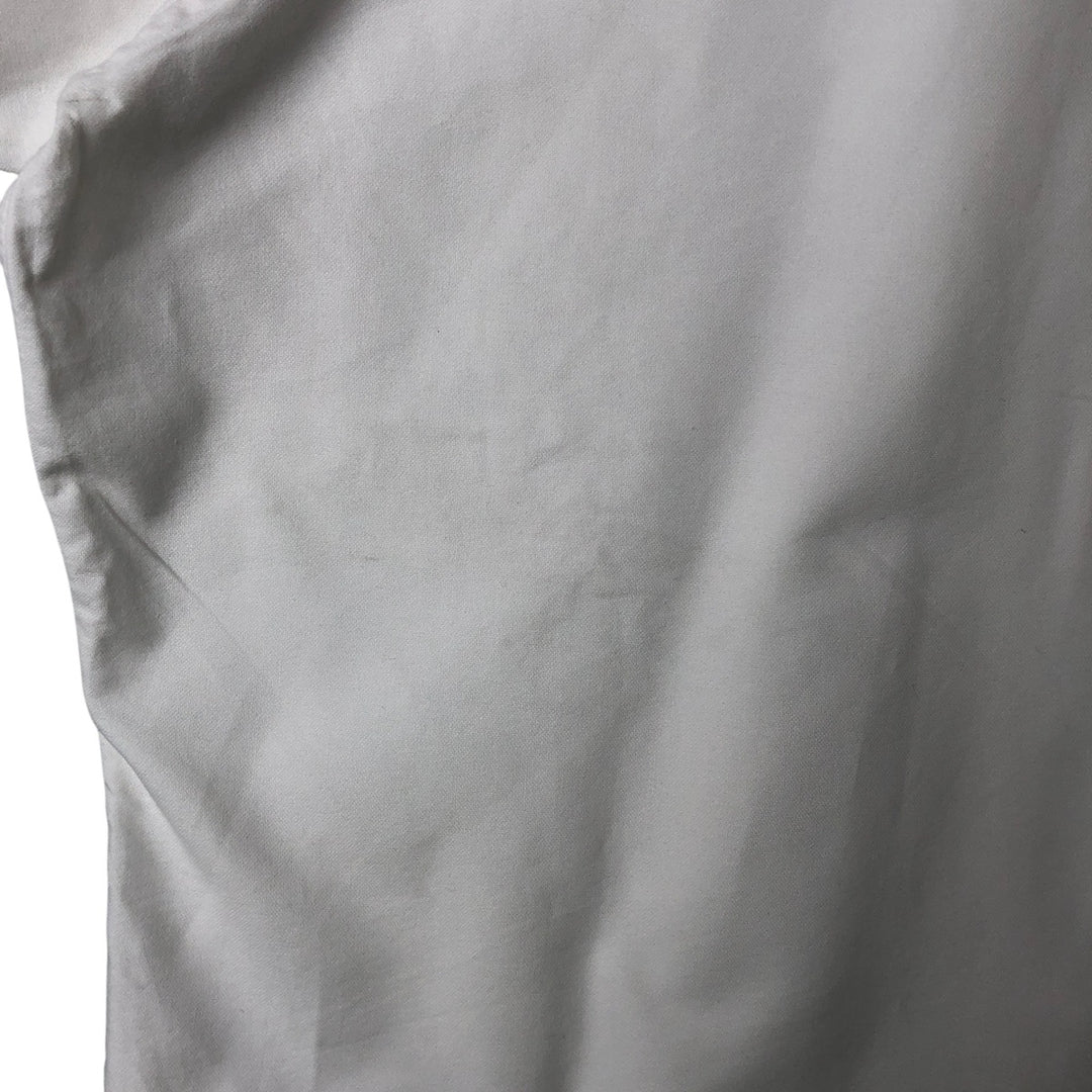 Ralph Lauren YARMOUTH long sleeve button down shirt, men's size L cotton white type Vintage Second Hand