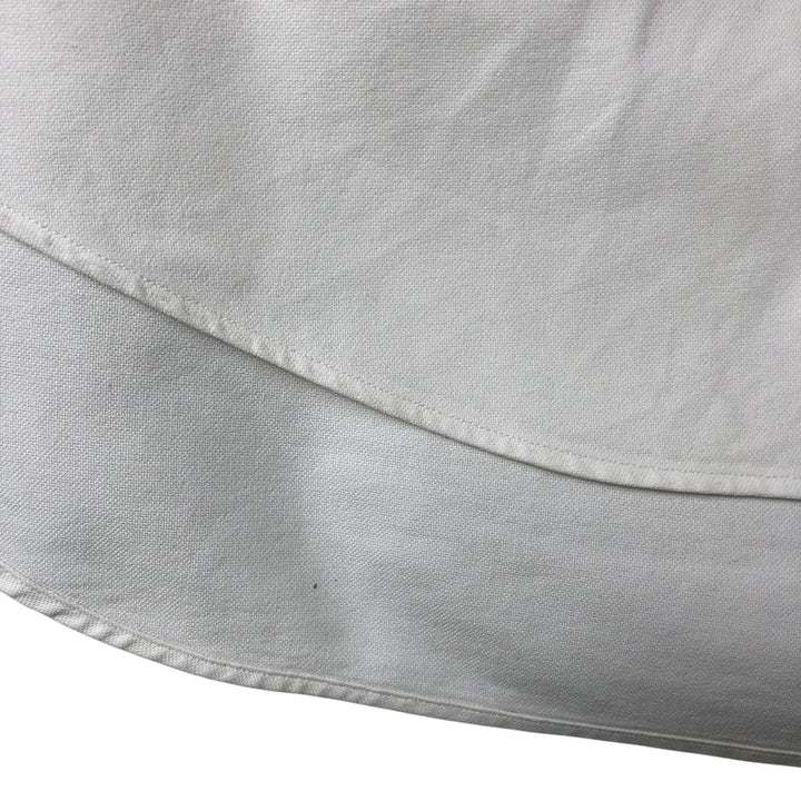 Ralph Lauren YARMOUTH long sleeve button down shirt, men's size L cotton white type Vintage Second Hand