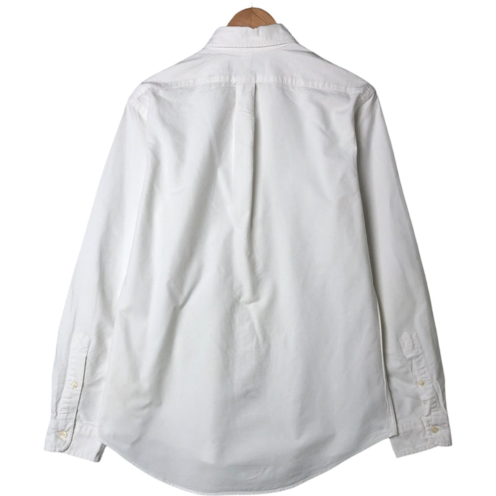 Ralph Lauren CUSTOM FIT long sleeve button down shirt, men's size M cotton white type Vintage Second Hand