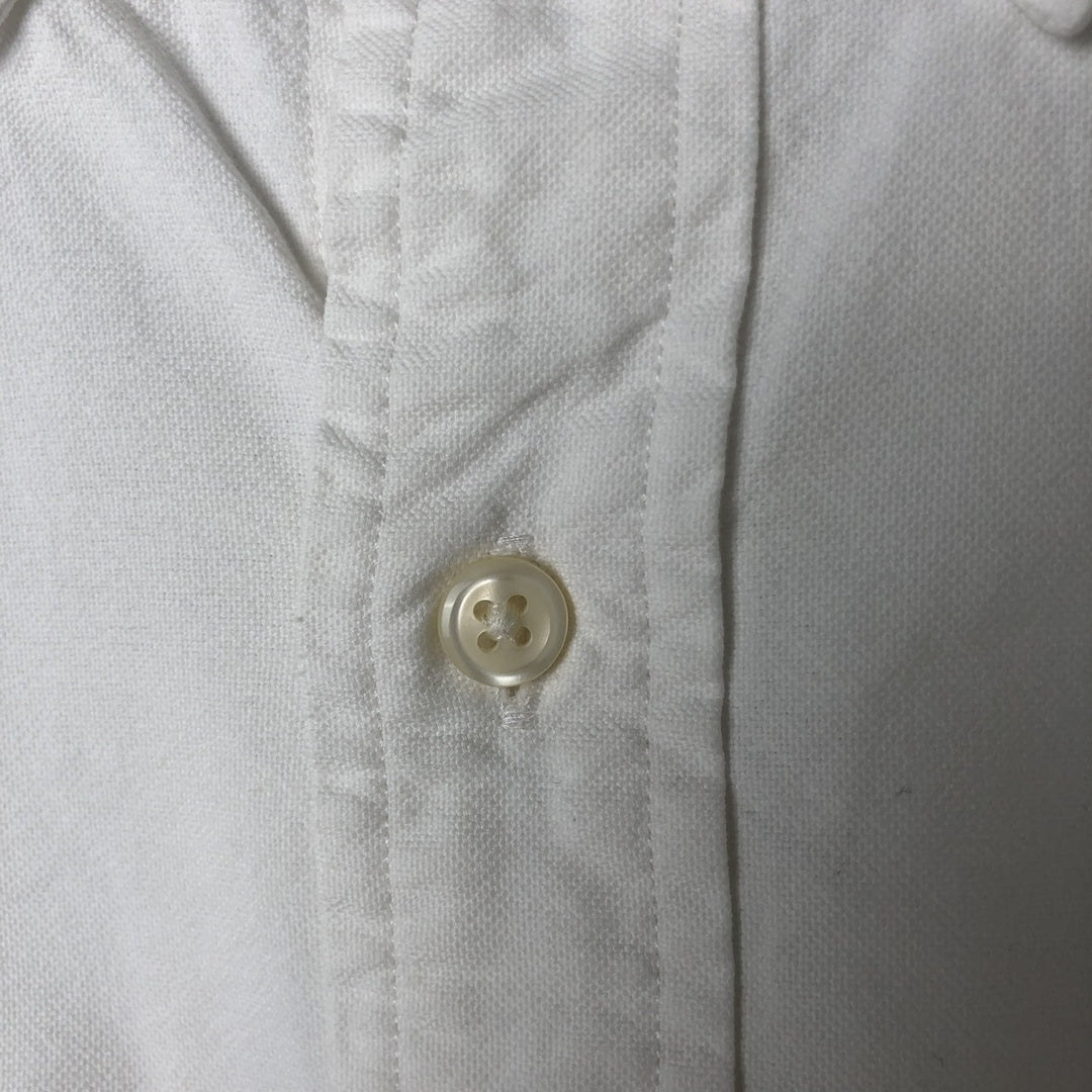 Ralph Lauren CUSTOM FIT long sleeve button down shirt, men's size M cotton white type Vintage Second Hand