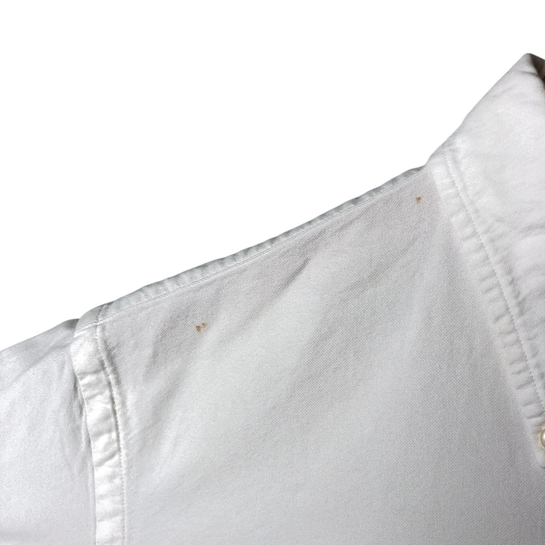Ralph Lauren CUSTOM FIT long sleeve button down shirt, men's size M cotton white type Vintage Second Hand
