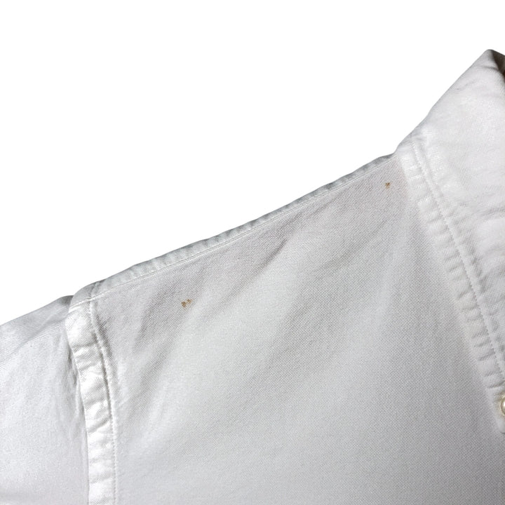 Ralph Lauren CUSTOM FIT long sleeve button down shirt, men's size M cotton white type Vintage Second Hand