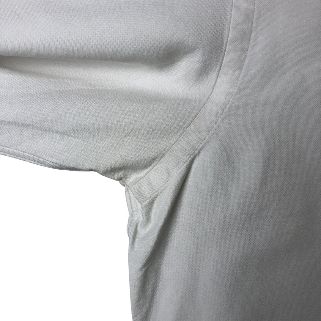 Ralph Lauren CUSTOM FIT long sleeve button down shirt, men's size M cotton white type Vintage Second Hand