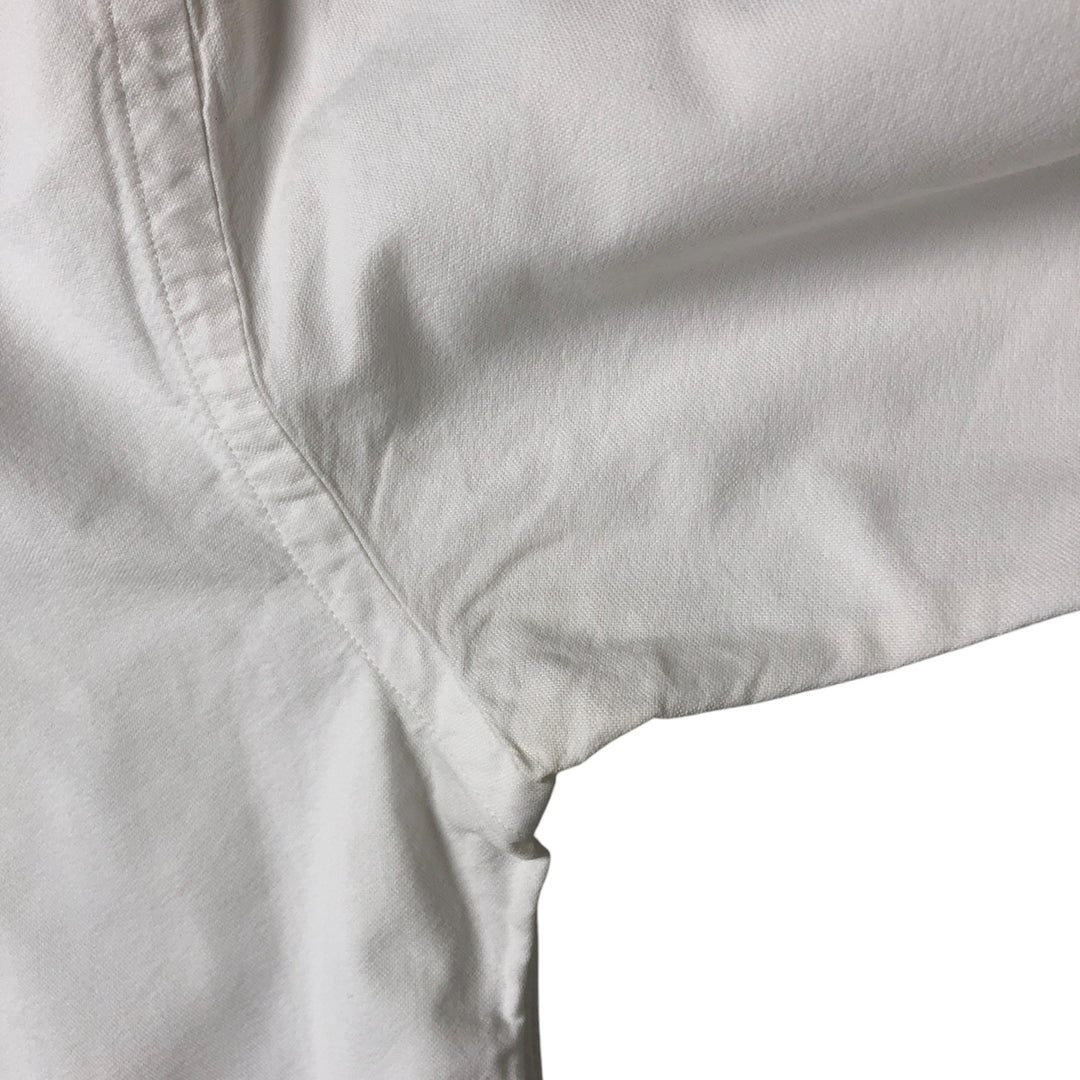 Ralph Lauren CUSTOM FIT long sleeve button down shirt, men's size M cotton white type Vintage Second Hand