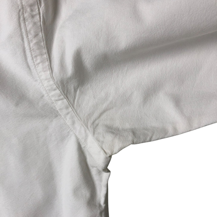 Ralph Lauren CUSTOM FIT long sleeve button down shirt, men's size M cotton white type Vintage Second Hand