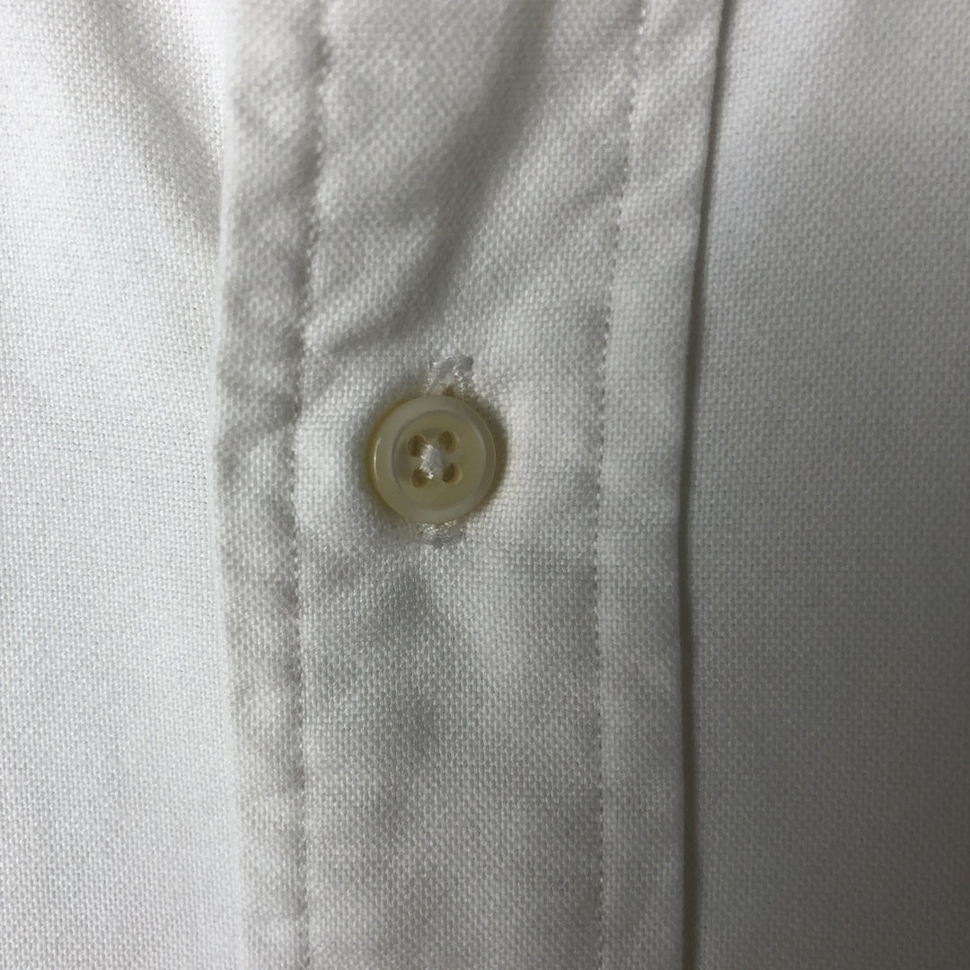 Ralph Lauren POLO by Ralph Lauren YARMOUTH long sleeve button down shirt, men's size M cotton white type Vintage Second Hand